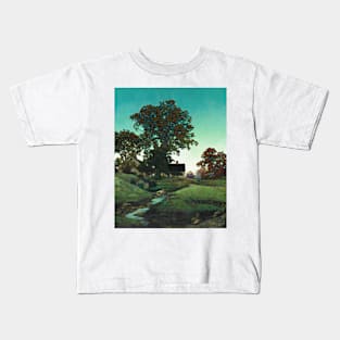 Maxfield Parrish Evening 1944 Art Print American Painter Neo-Classical Kids T-Shirt